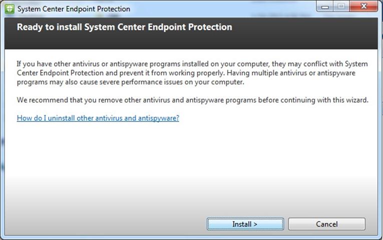 install symantec endpoint protection windows 10