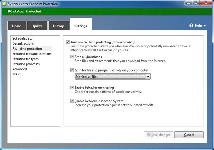 unable to disable symantec endpoint protection